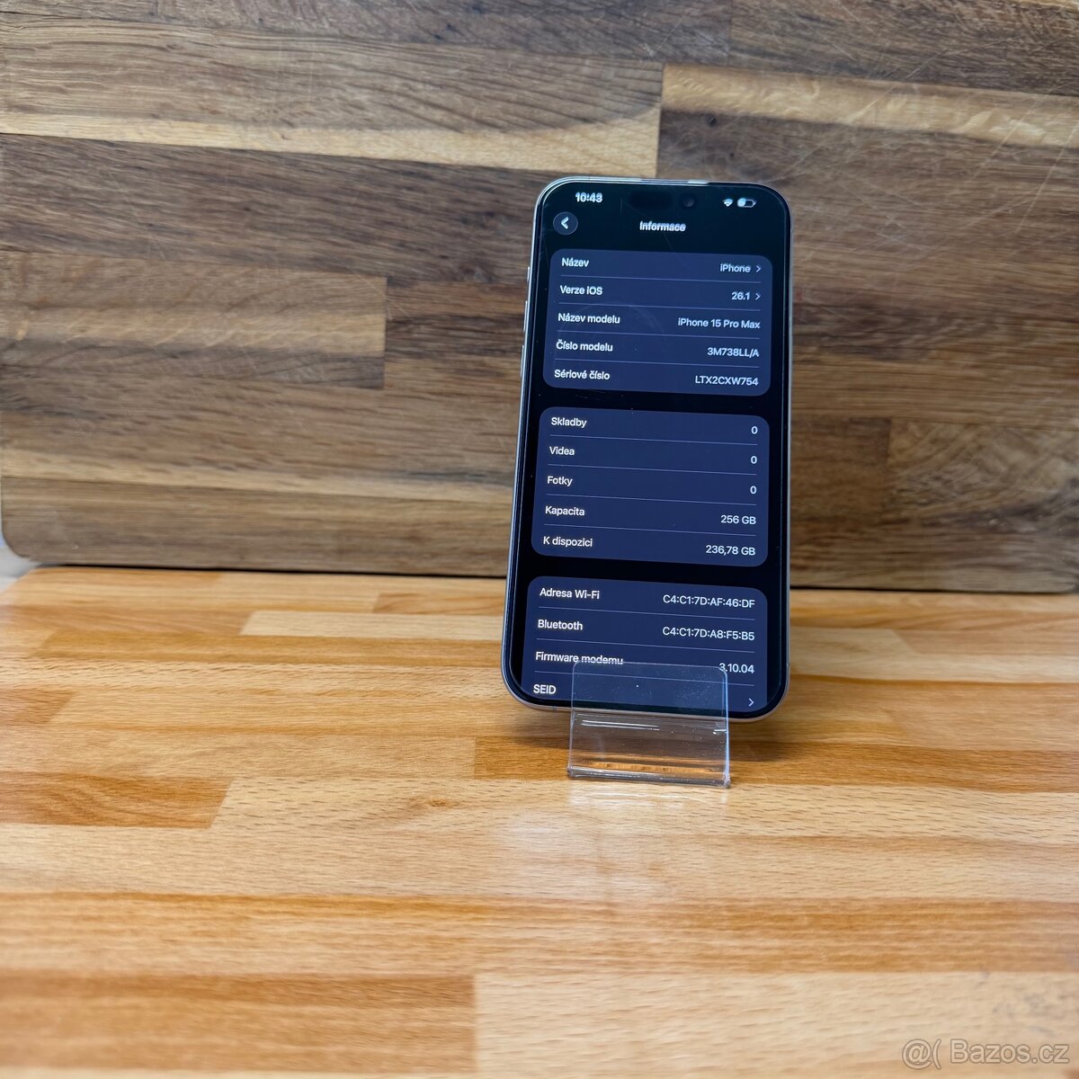 IPhone 15 Pro Max 256GB, 100% bat., eSIM, přírodní (záruka) - 8