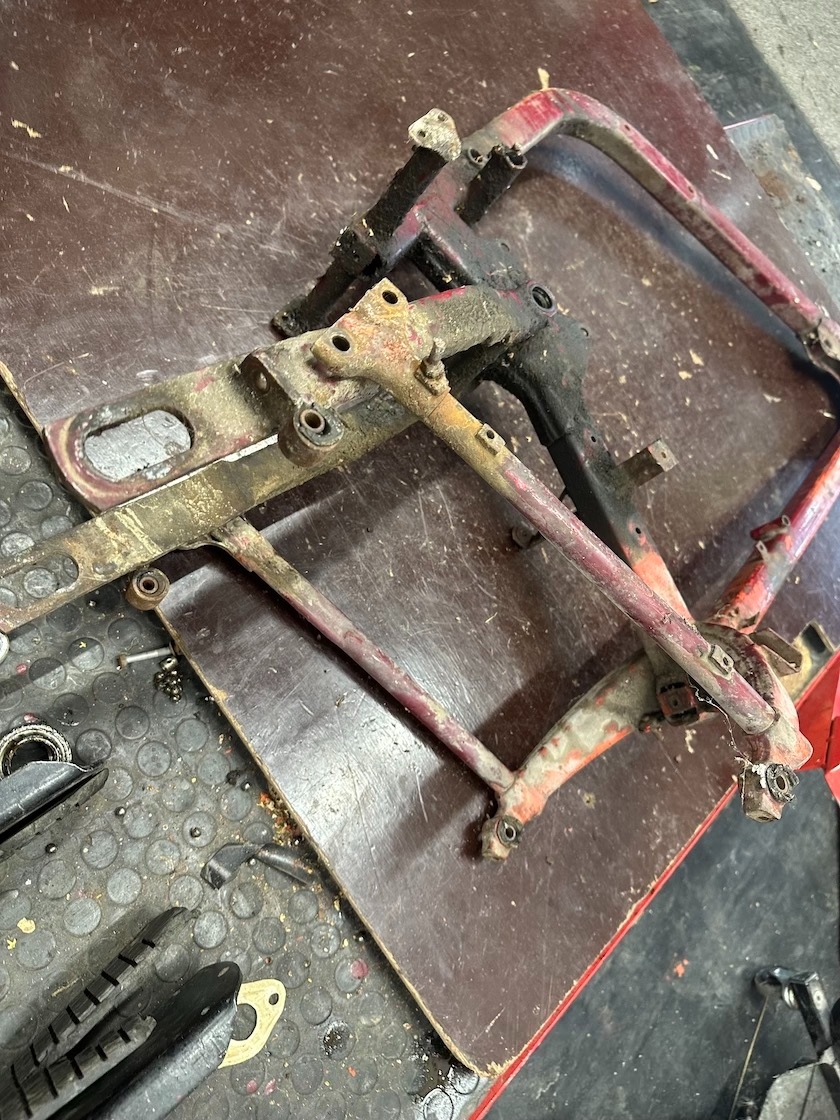 RÁM JAWA 250/353 350/354 kývačka OKO SAJDKA BEZ ČISLA - 8