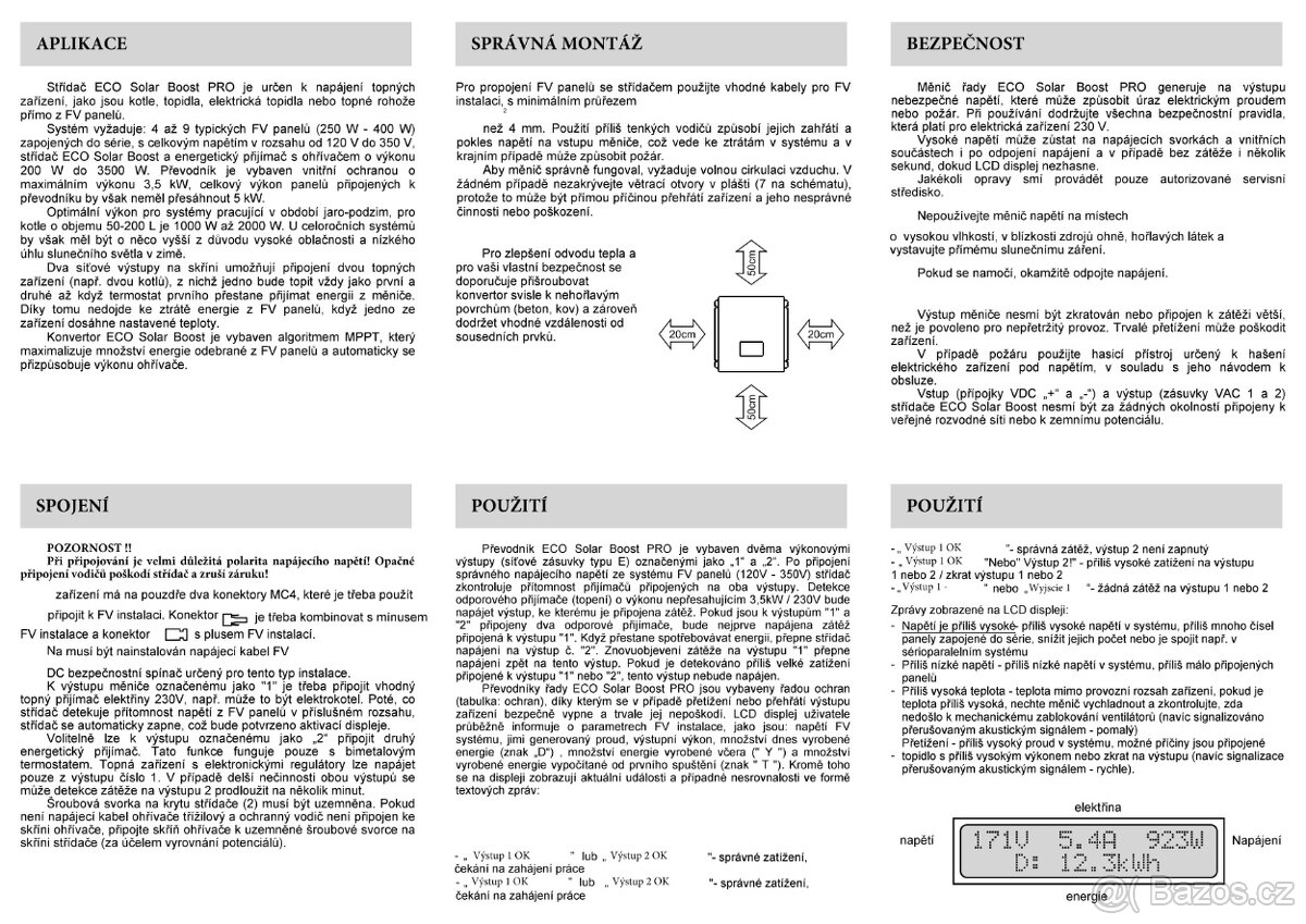 Regulátor MPPT3000 Azo Digital - 8