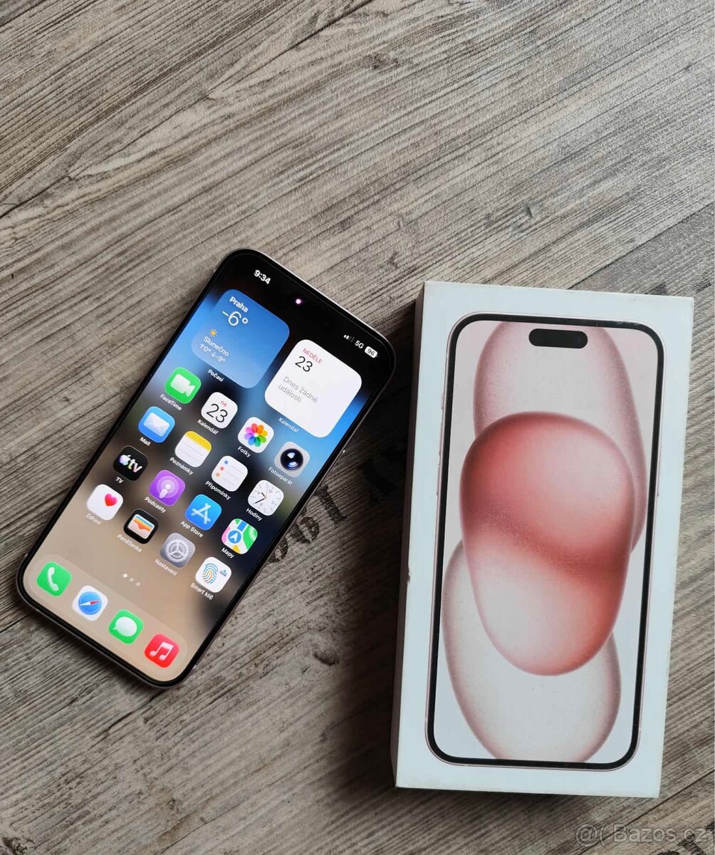 Apple iPhone 15 Plus 128GB v barvě pastelové pink - 8