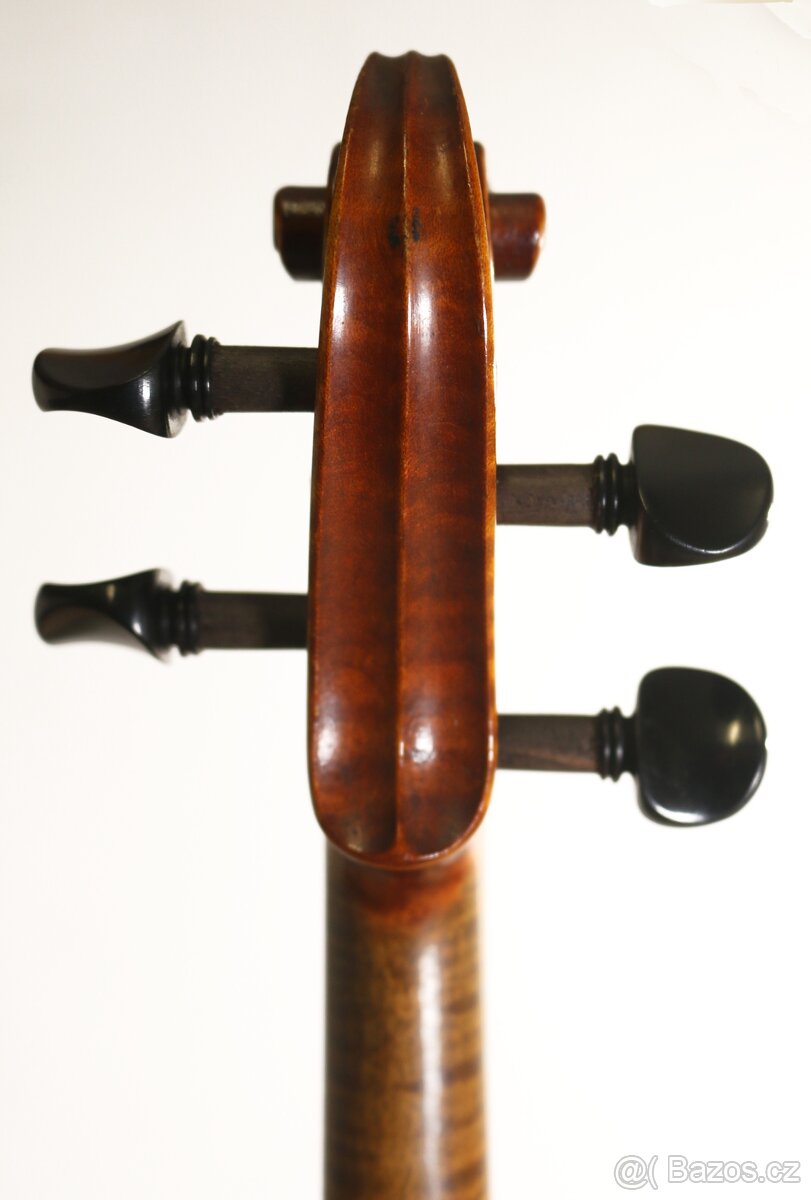 4/4 starožitné Francouzské housle z konce 19-ho století - 8