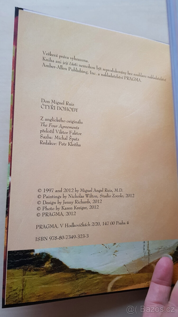 Čtyři dohody (Don Miguel Ruiz) - ilustrované vydání, 2012 - 8