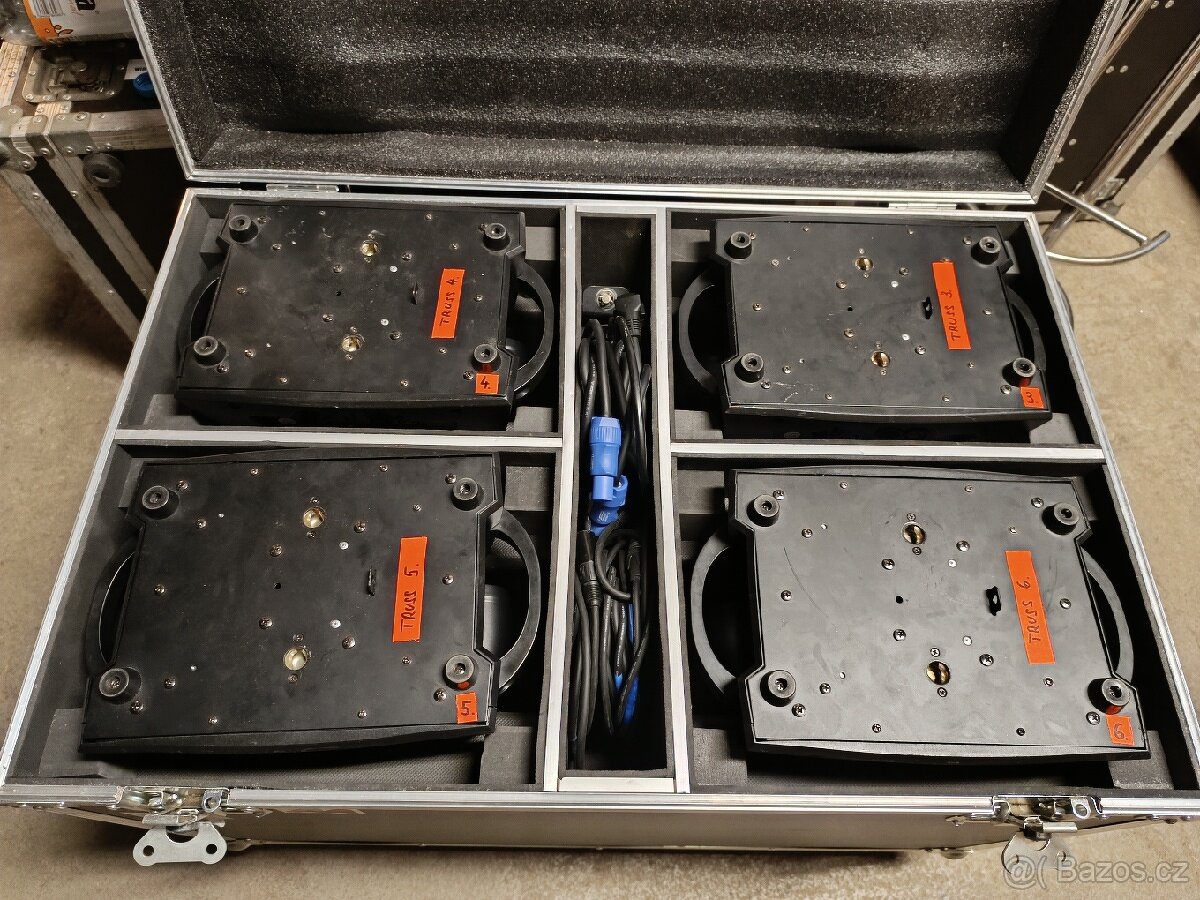 4ks Otočná LED hlava 108x3W - 8