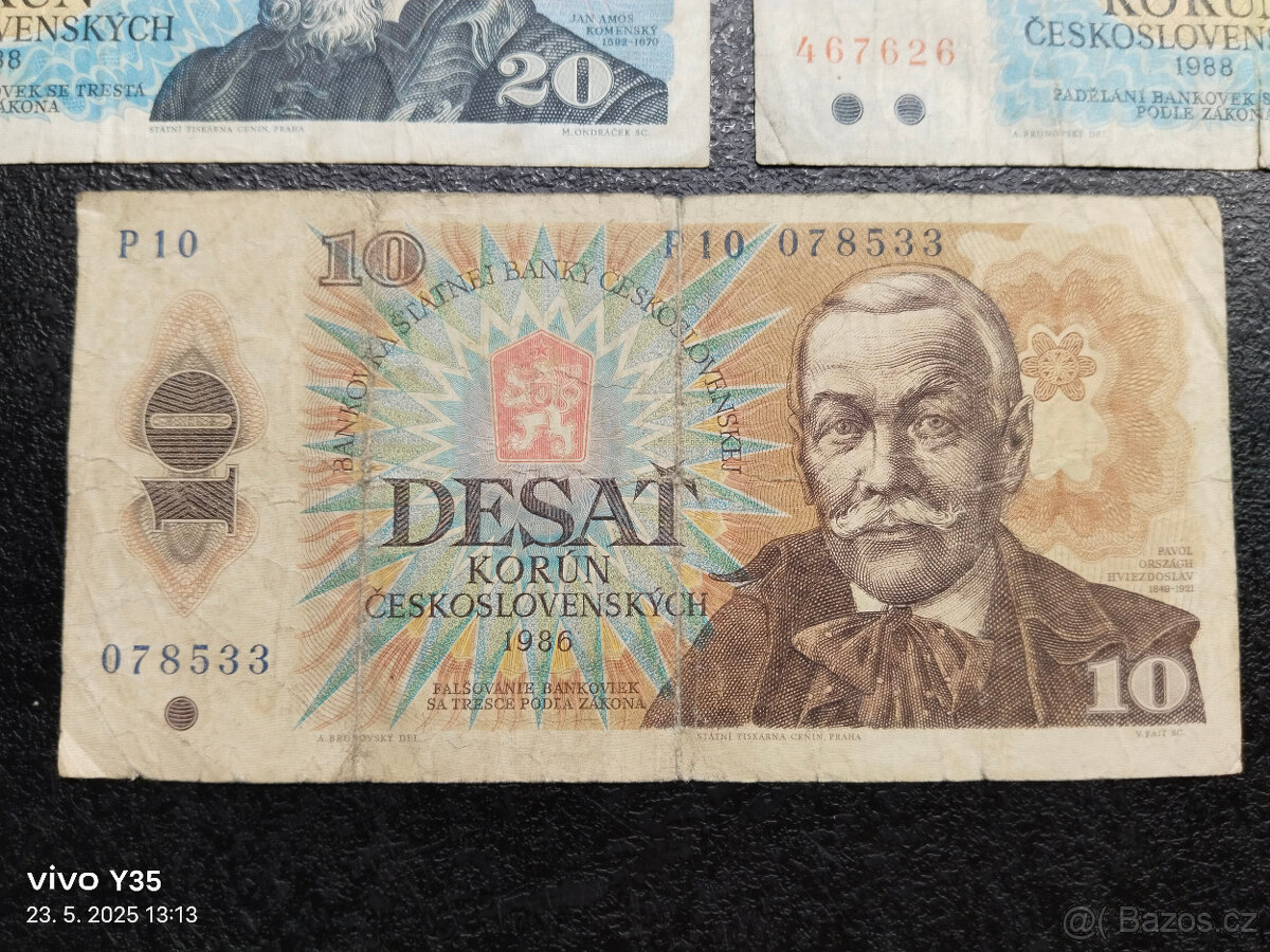 Bankovky Československo 1961 - 1988 - 8