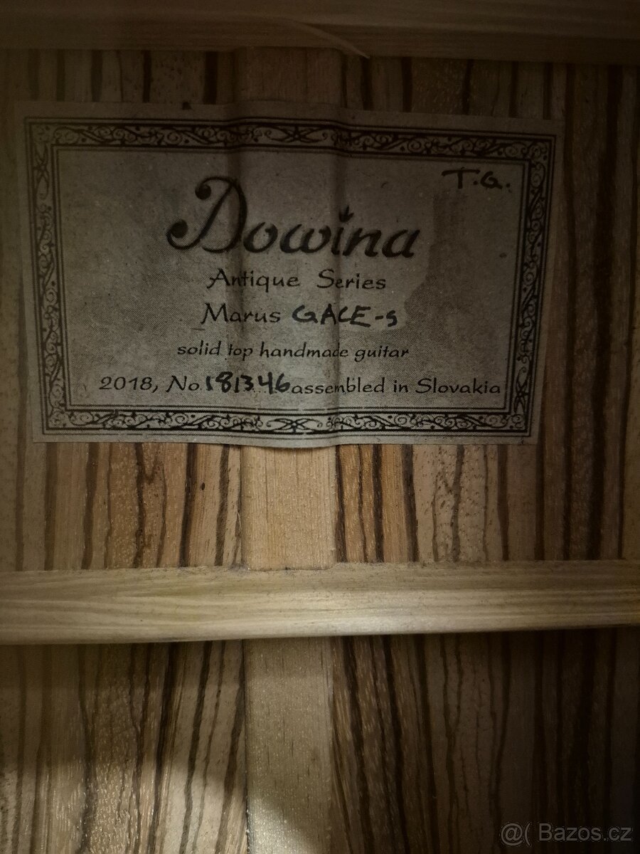 Elektroakustická kytara Dowina Marus GACE-s - 8