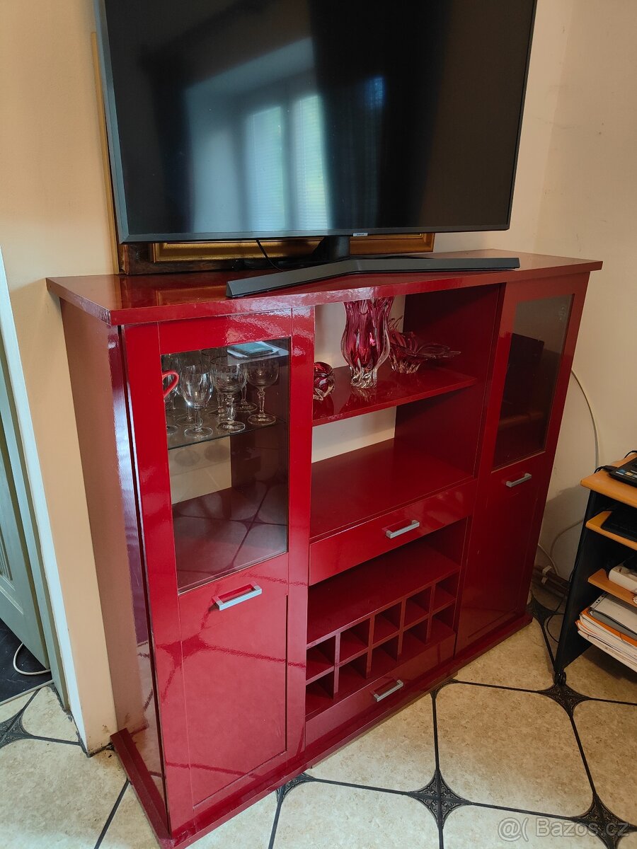 Barová skříň vitrína - 8