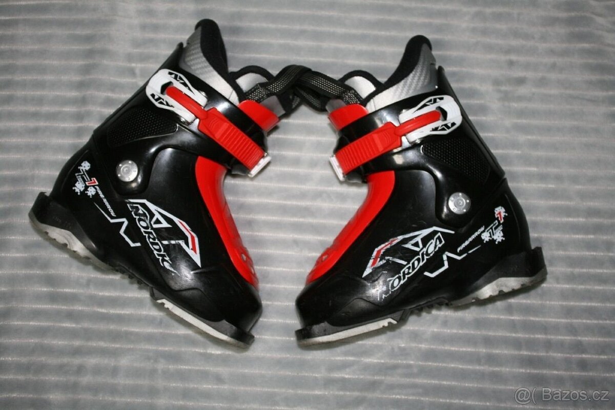 detské lyže Atomic redster 80 cm, lyžaky Nordica - 8