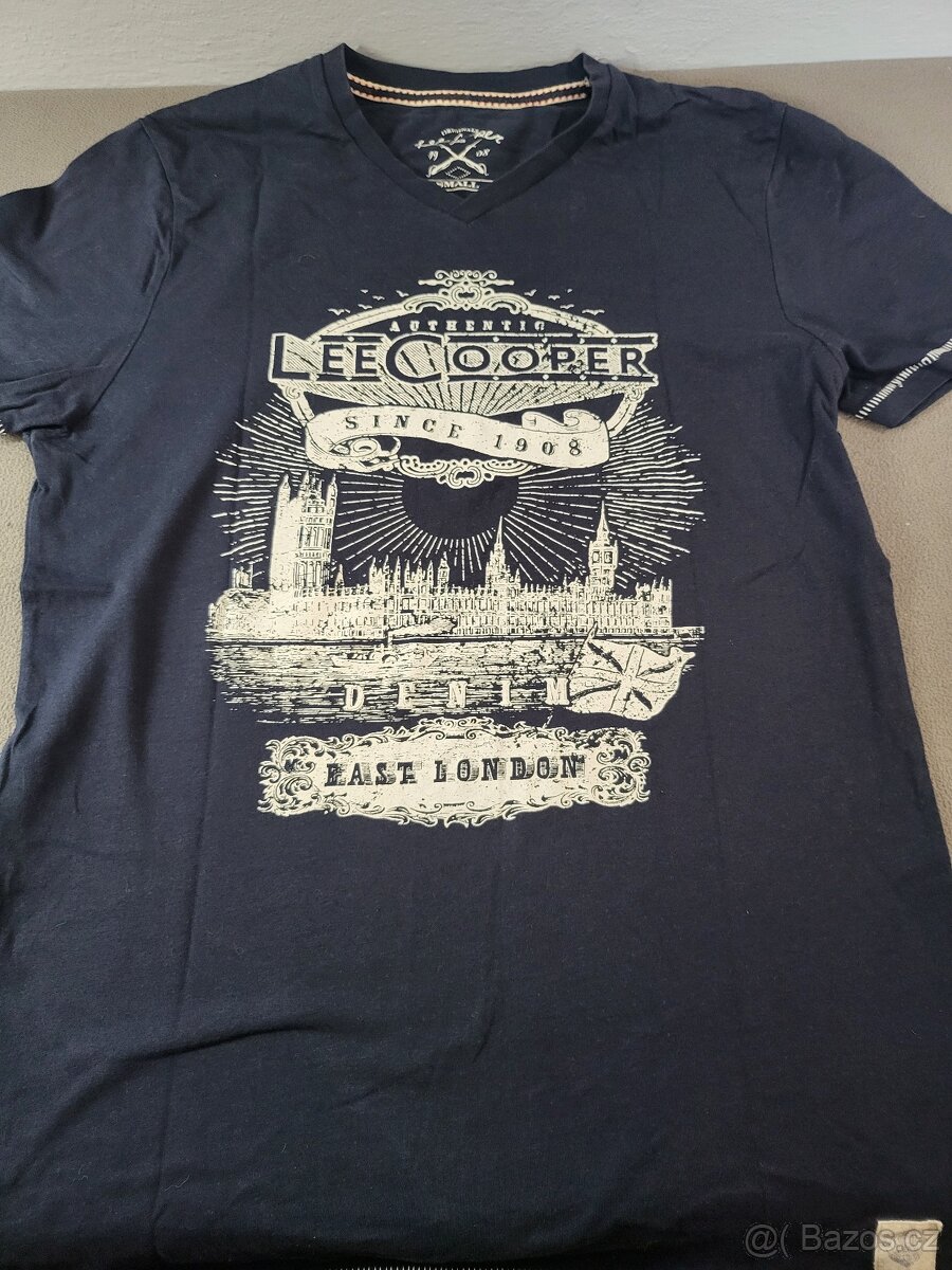 Originální pánská trička Lee Cooper – velikost S - 8