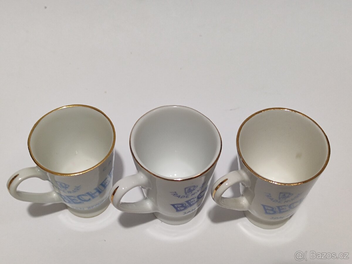 Becherovka, retro panáčky, Jan Becher, ČSSR, pošta 79.- - 8