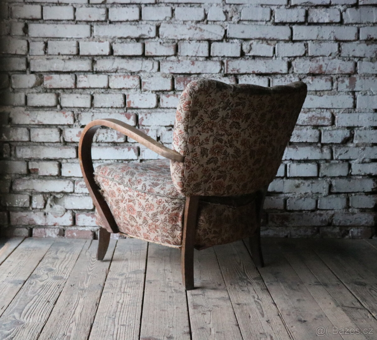 Křeslo / koktejlové / Halabala - 8