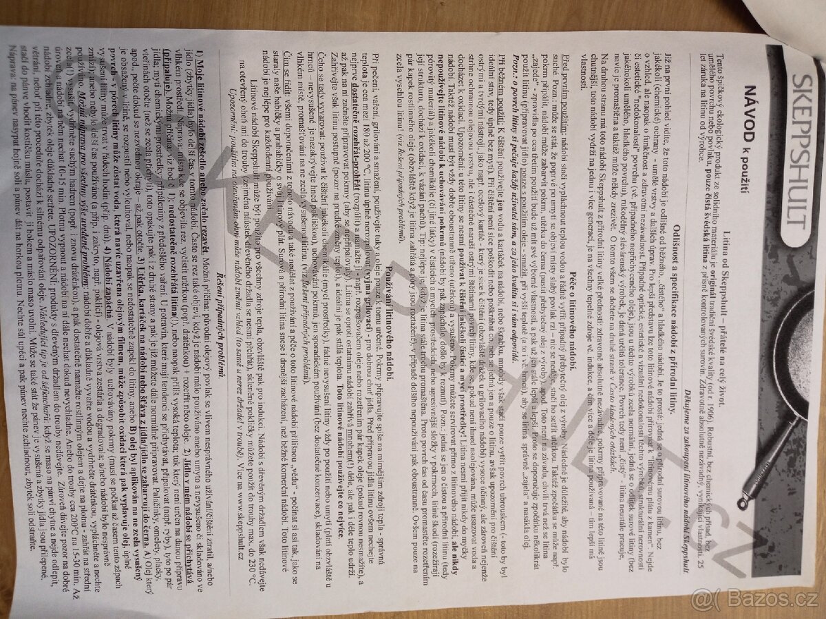 Litinová pánev Skeppshult 32 cm - 8