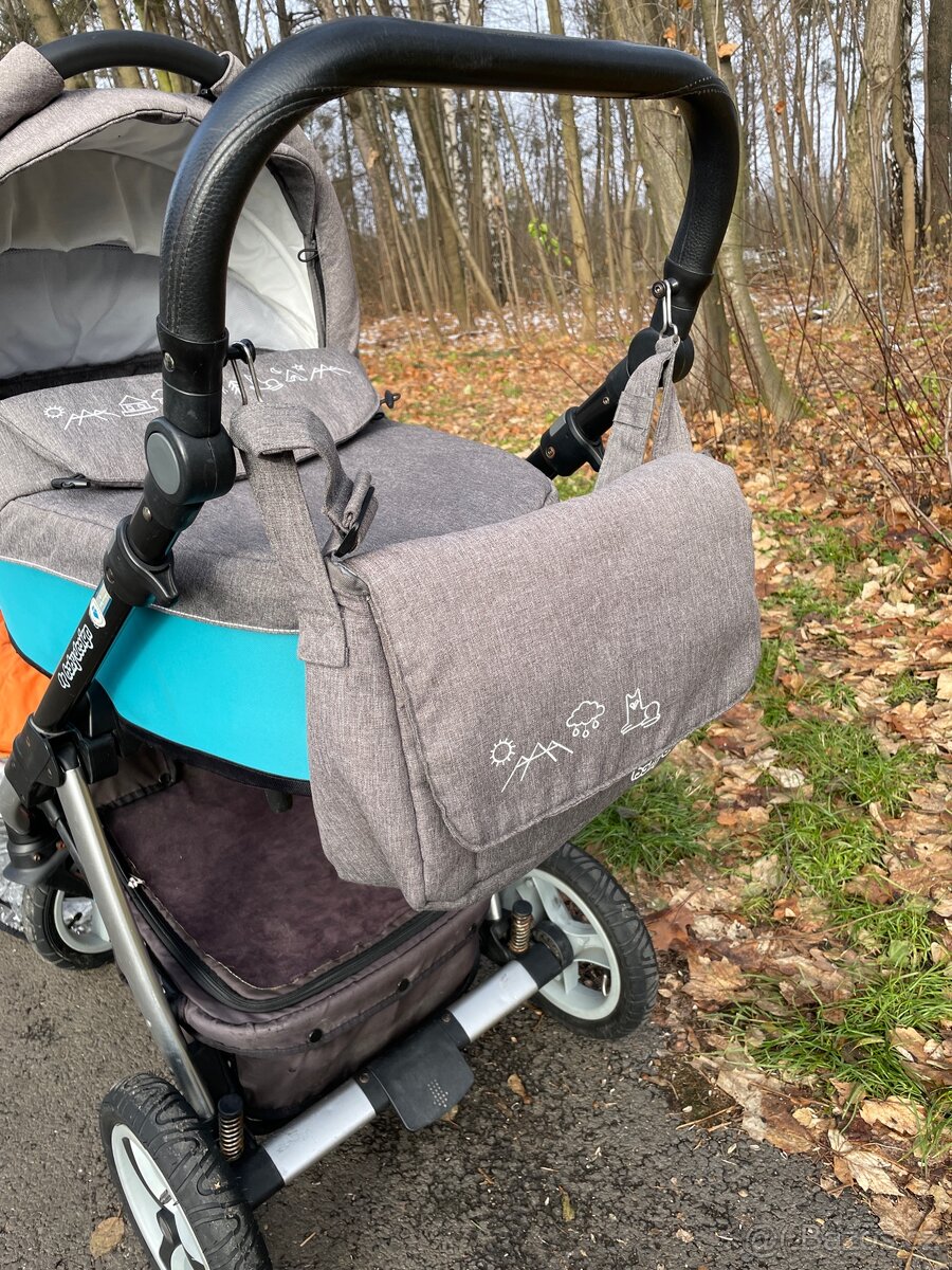 Kočárek trojkombinace Baby Design Husky + Cybex - 8