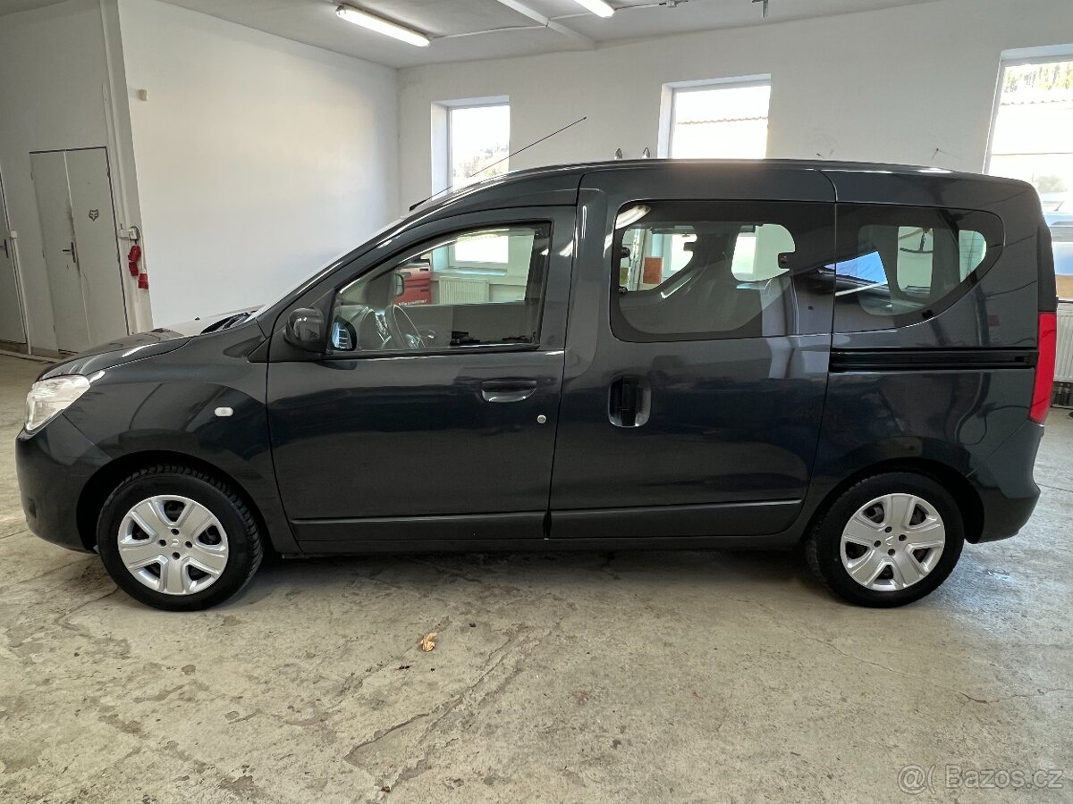 Dacia Dokker 1.6i 75KW 1.MAJITEL SERVISKA TEMPOMAT TAŽNÉ ZAŘ - 8