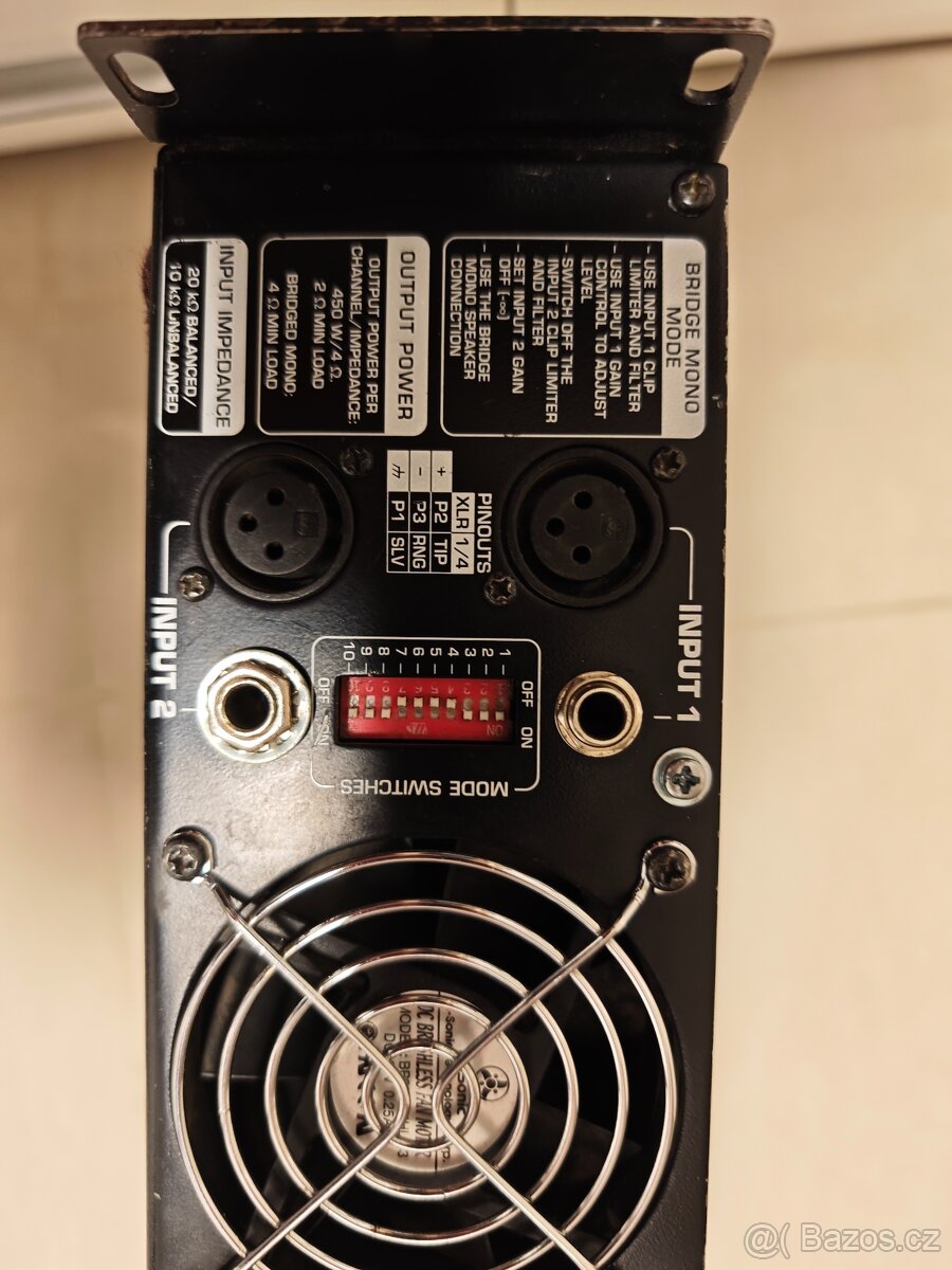 2x repro Děčín a 2x repro Suicidal Sound,zesilovač Behringer - 8