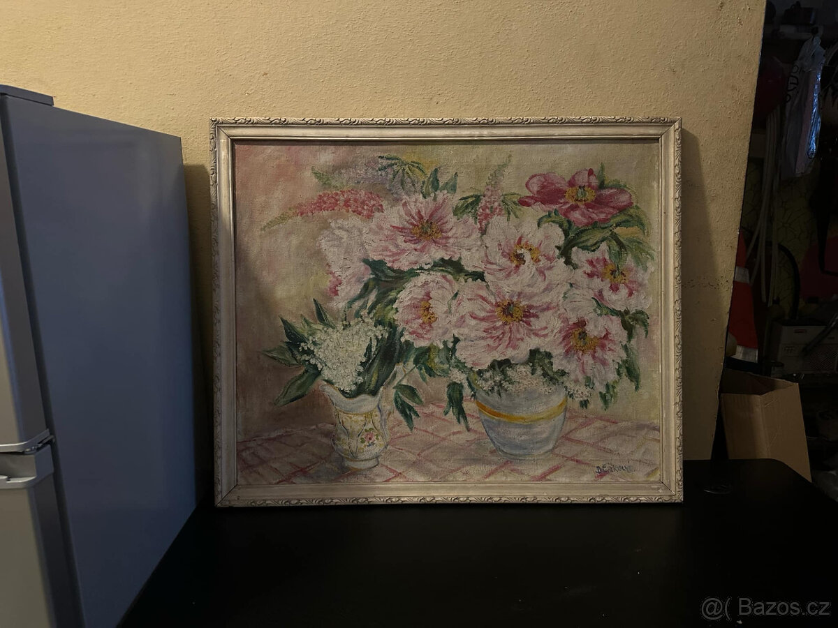 Starožitný obraz D. Čížkové - 8