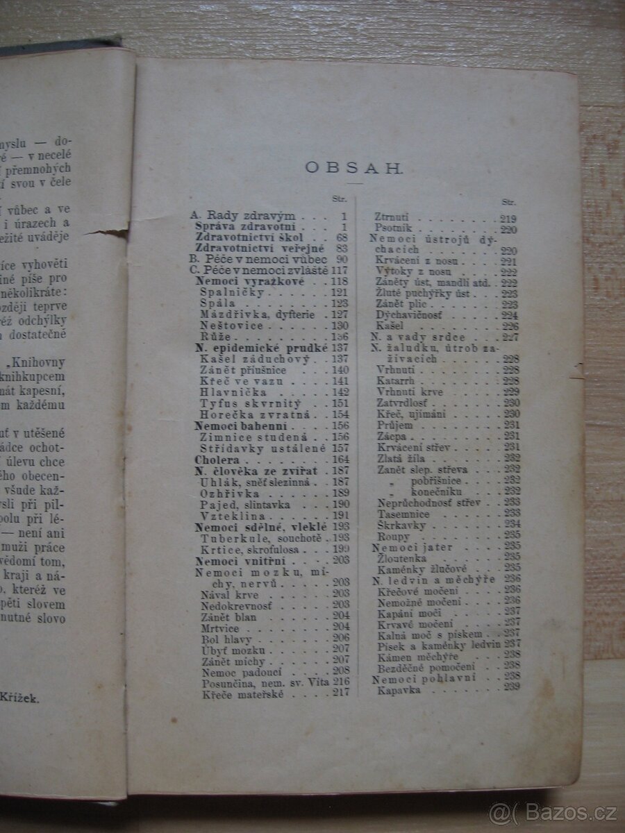 Domácí lékař - Dr. Křížek - rok 1890 - 8