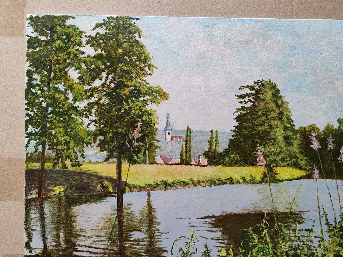 Ručně malovaný obraz bez rámu - 8