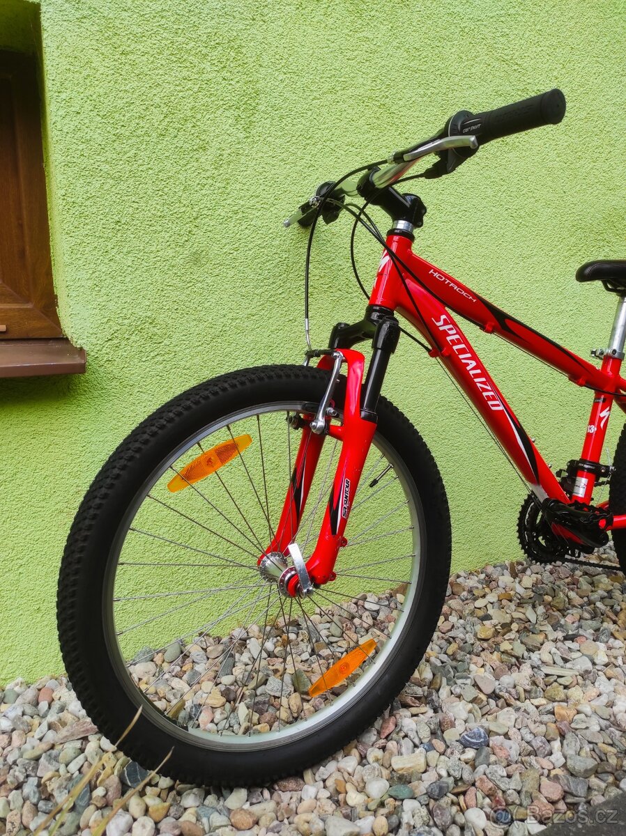 Značkové dětské kolo SPECIALIZED 24" (červená) - 8