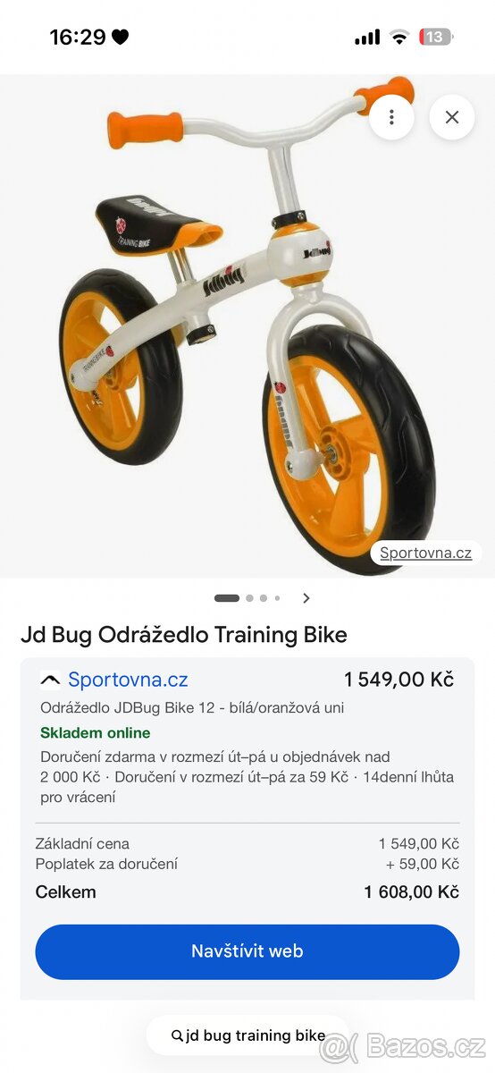 Oblíbené odrážedlo / kolo pro děti - 8