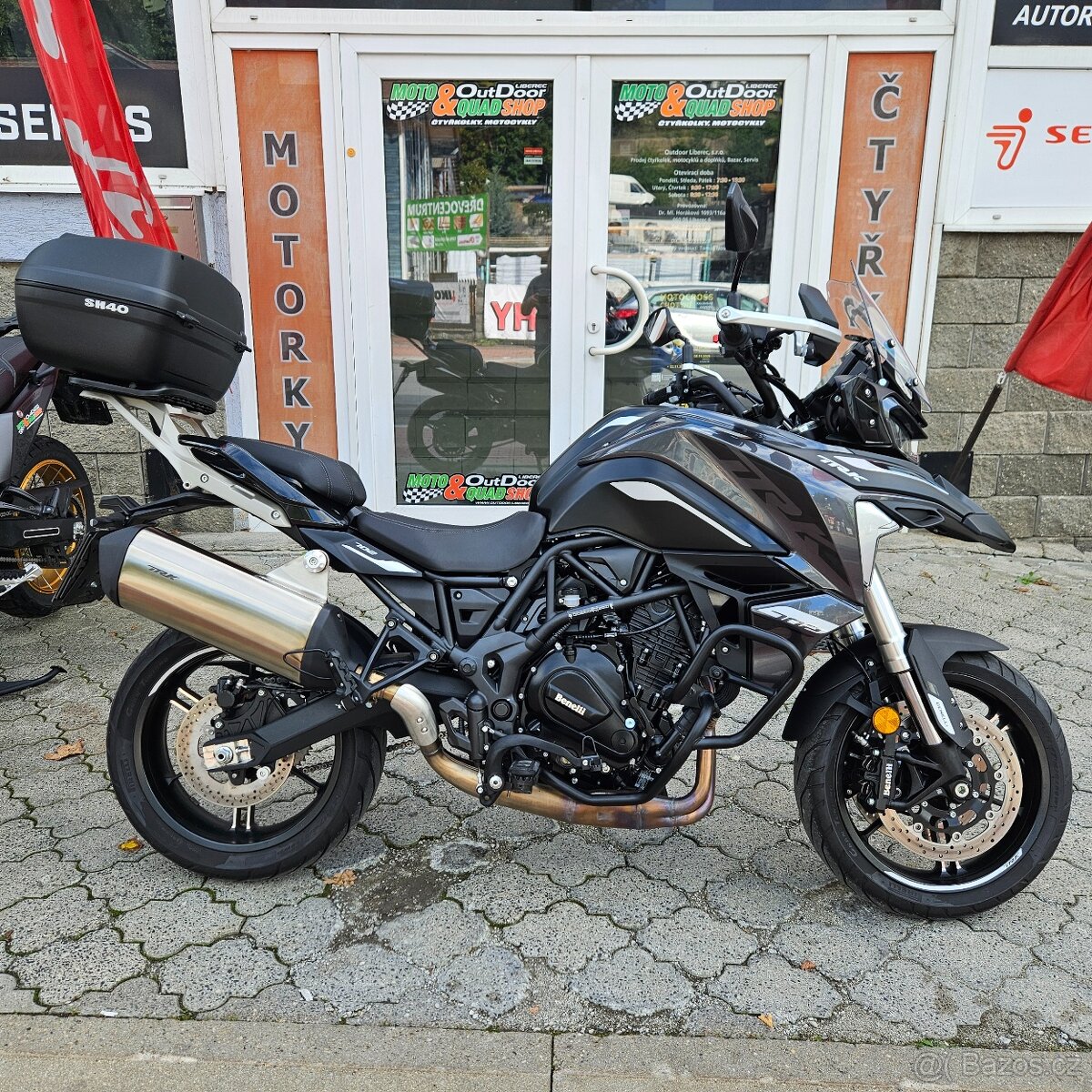 Benelli TRK 702,1. maj.,padací rám,ABS,topcase,ČR - 8