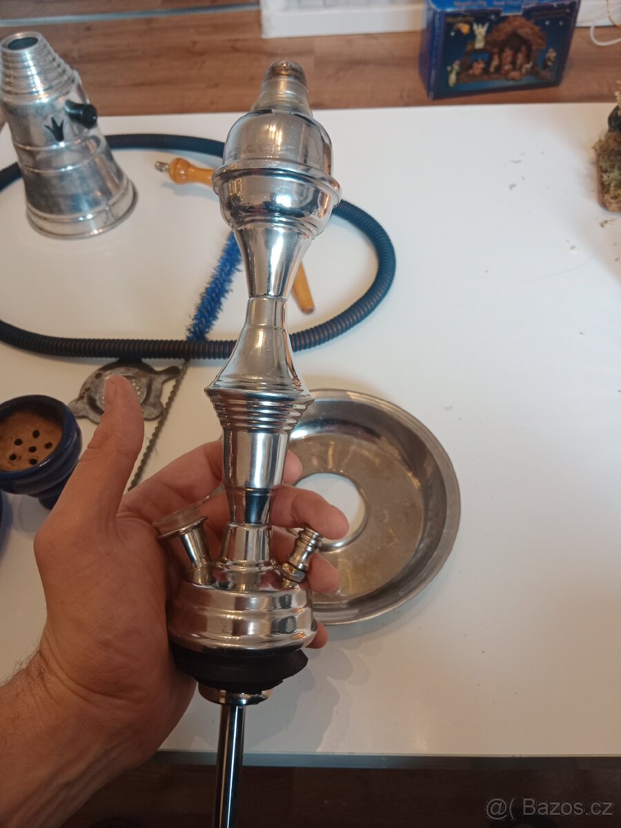 🔥 Velká vodní dýmka 72 cm – kompletní, plně funkční 🔥 - 8