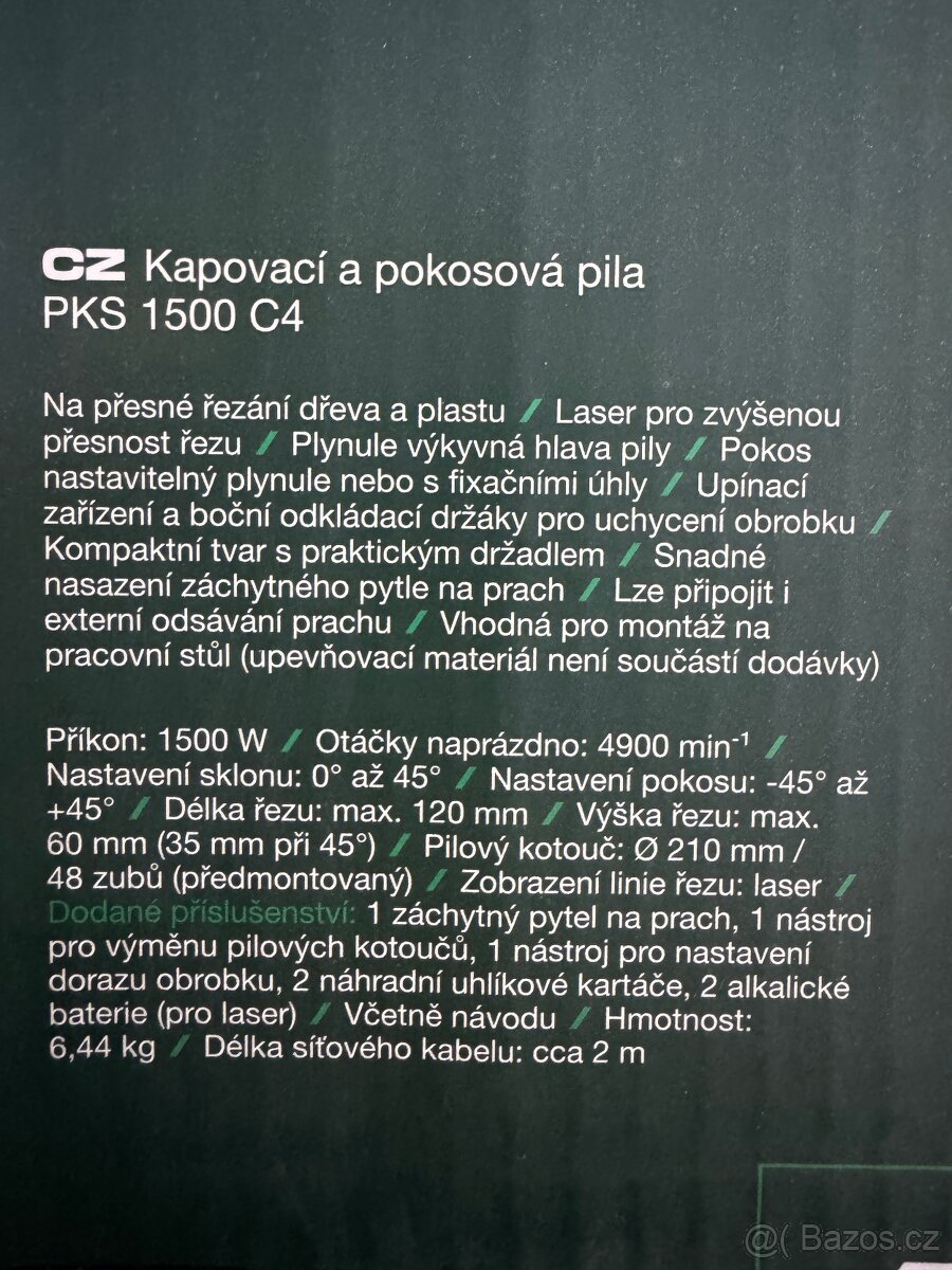 PARKSIDE® Kapovací a pokosová pila PKS 1500 C4 - 8