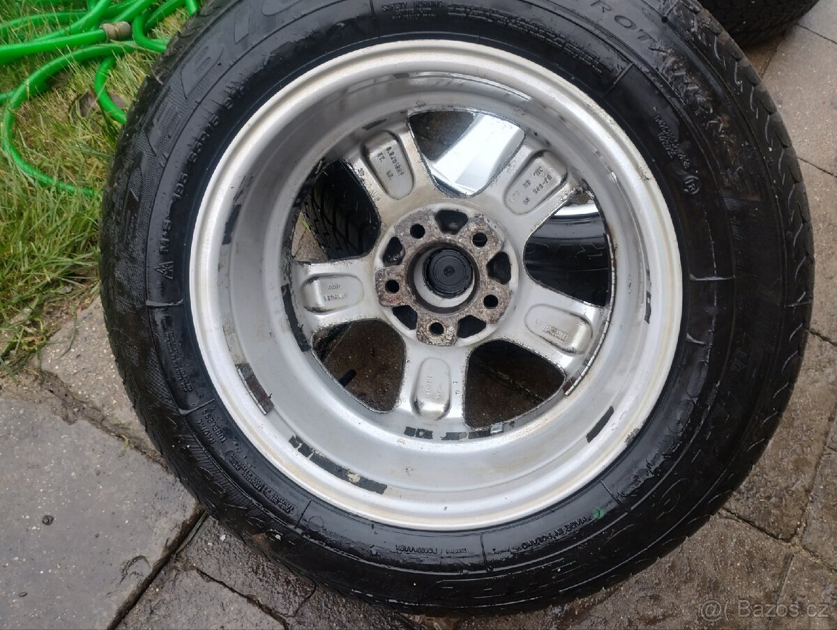 ALU kola + zimní pneu R15 - 8