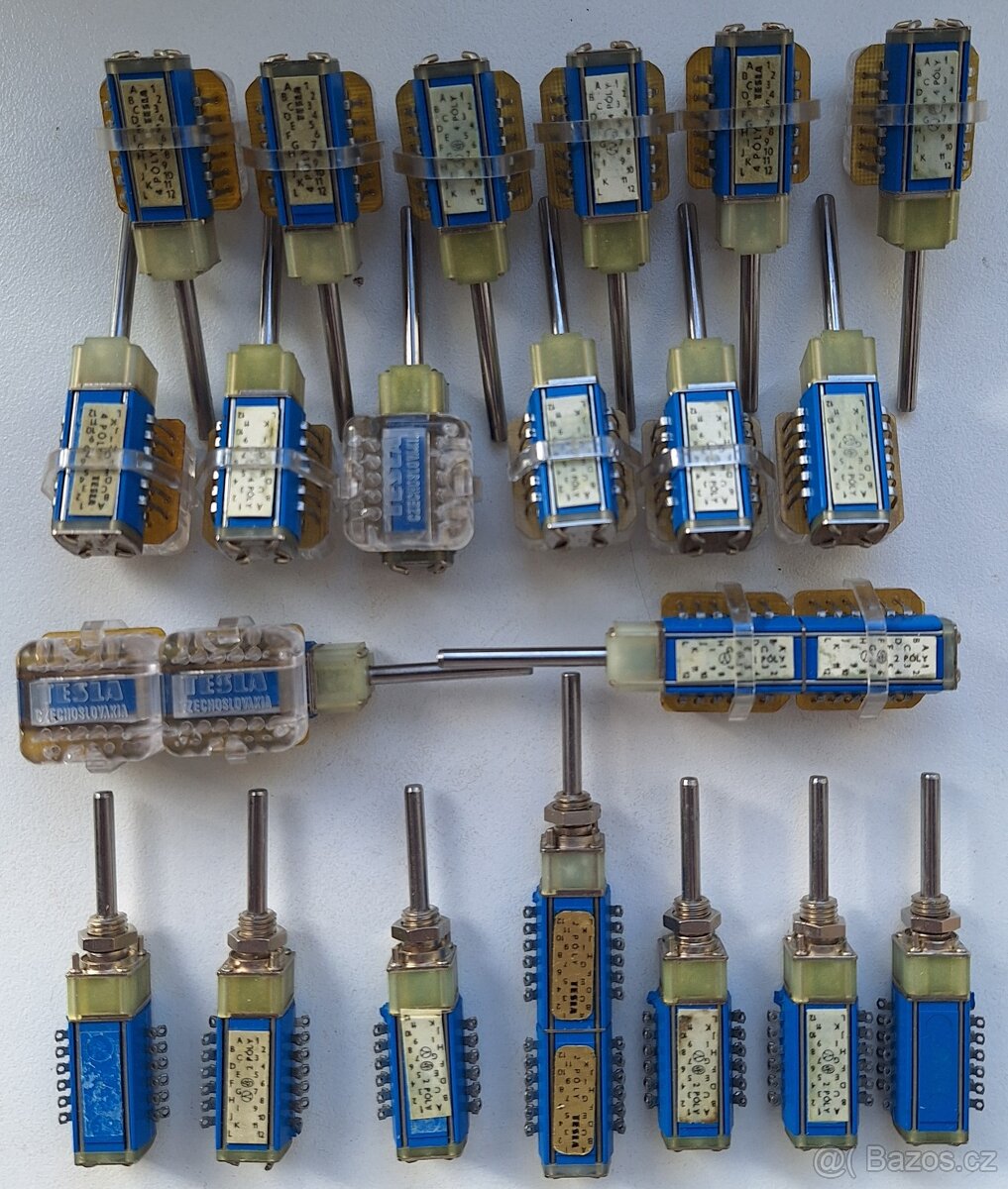 Prodám WSH 433, KT909G, WK 533, TS121, TS122 a selen - 8