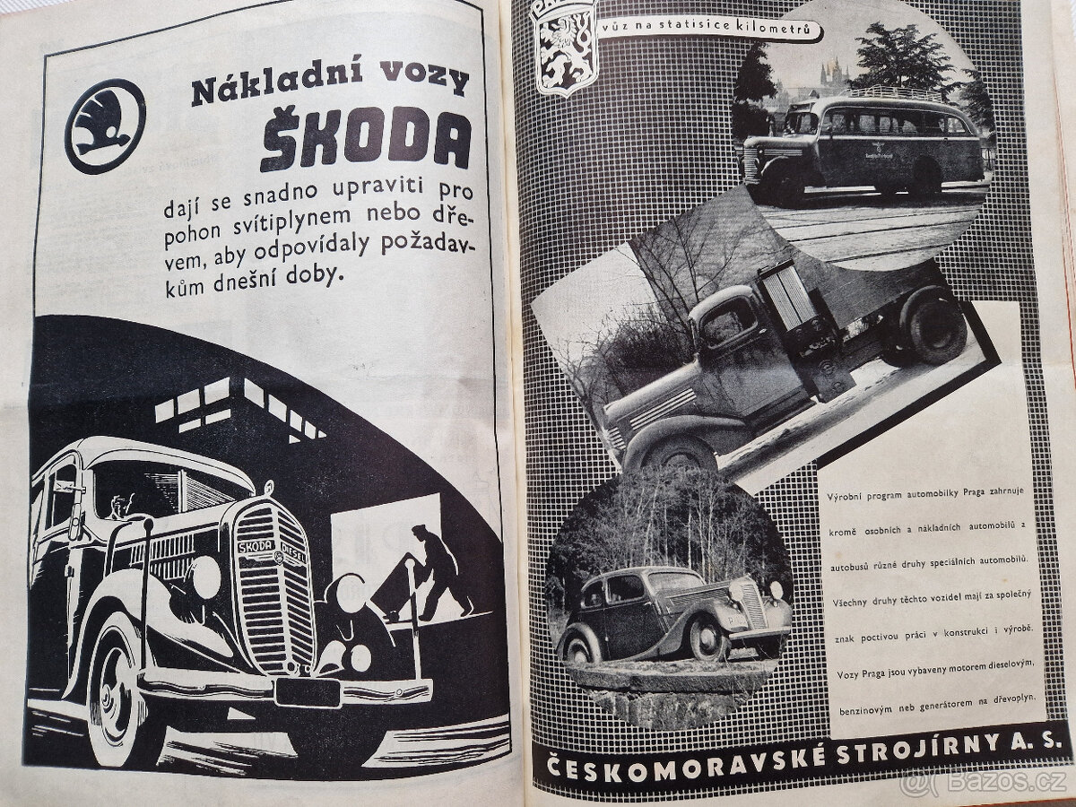 Svázané časopisy Motor Revue 1942-1944 auto motocykl veterán - 8