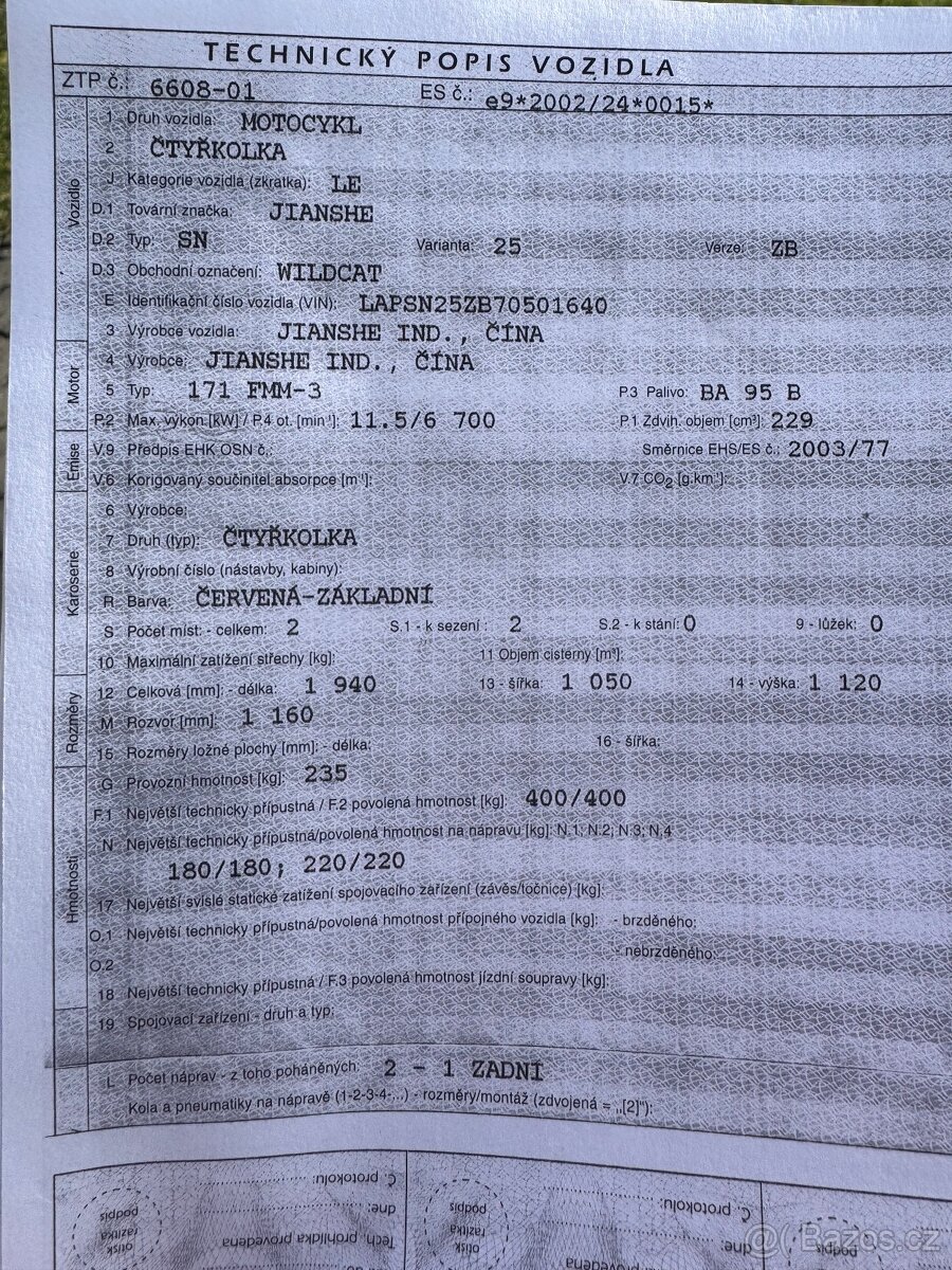 Čtyřkolka Wildcat - 8