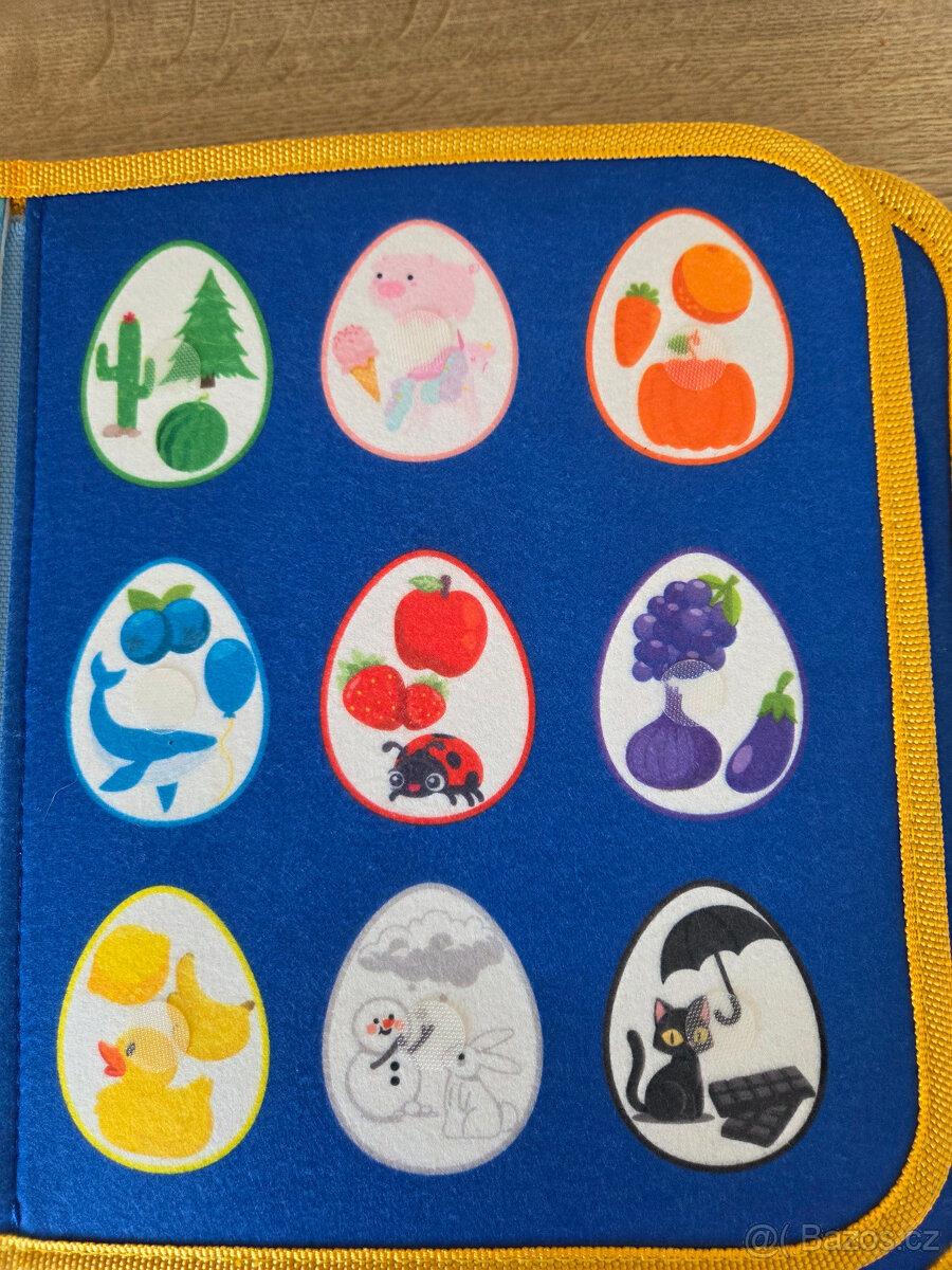 Mluvící zajíček a senzorická taška naučné hračky - 8
