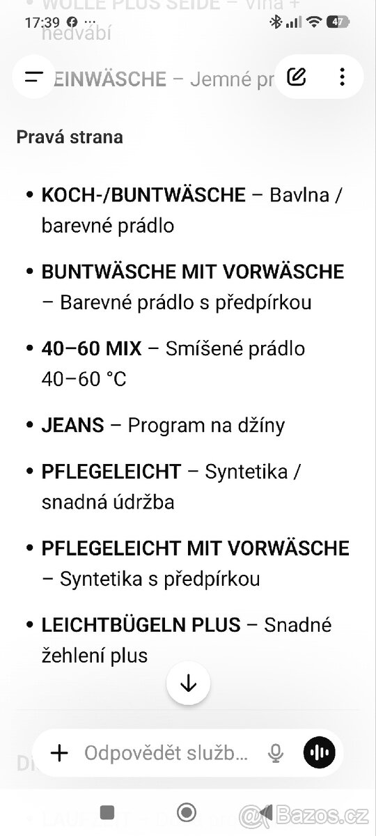 Pračka AEG - 8