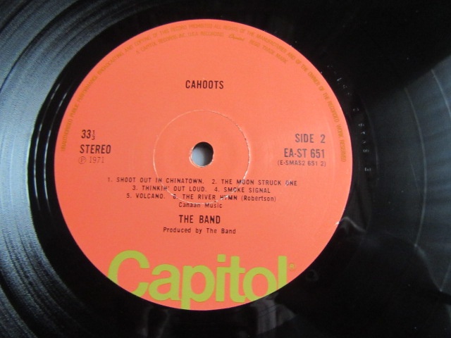 LP The Band - Cahoots - 8