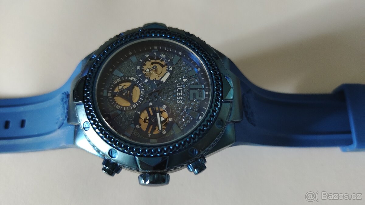 Guess MANE hodinky modré - 8