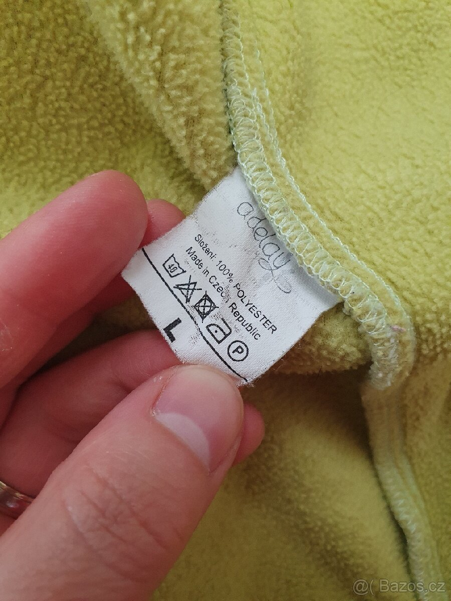 Fleecova nosící mikina s odepínacími rukávy velikost L - 8