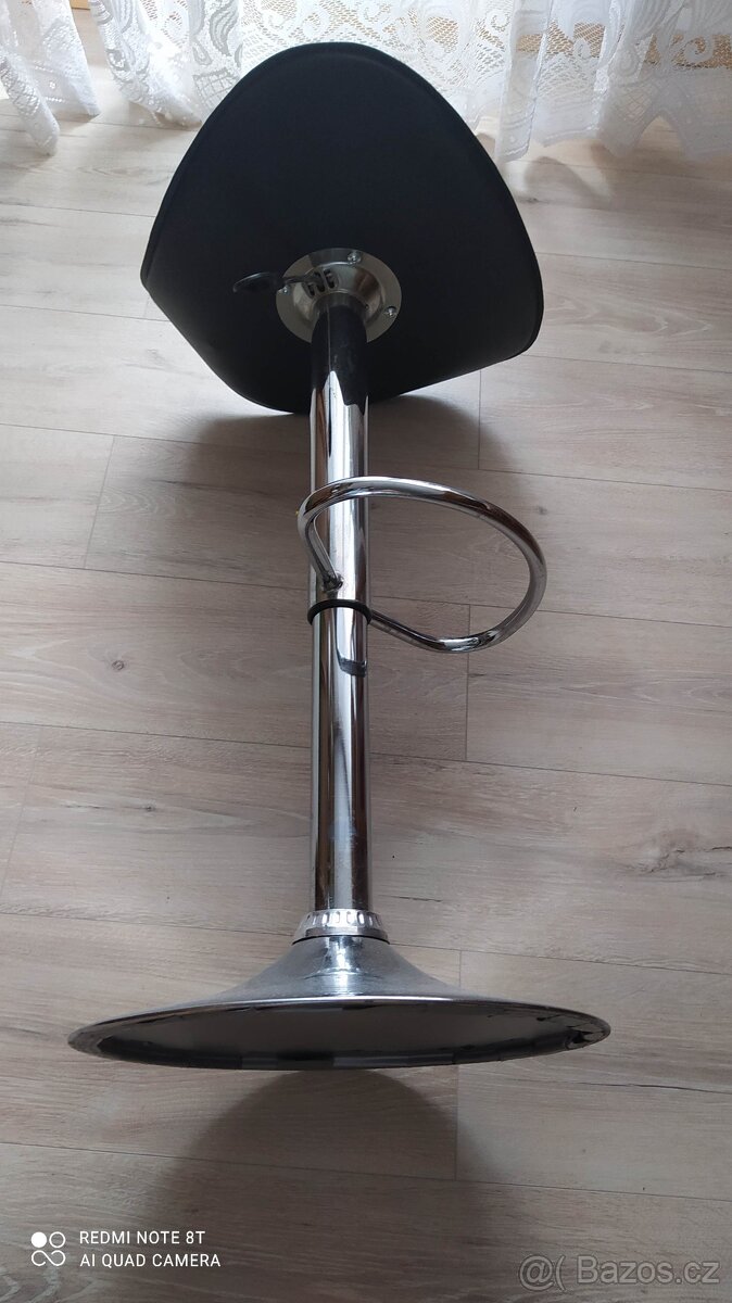 Barová posuvná nerezová zidle - 8