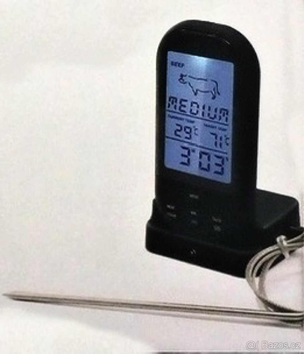 Grilovací teploměr se sondou TENNEKER - 8