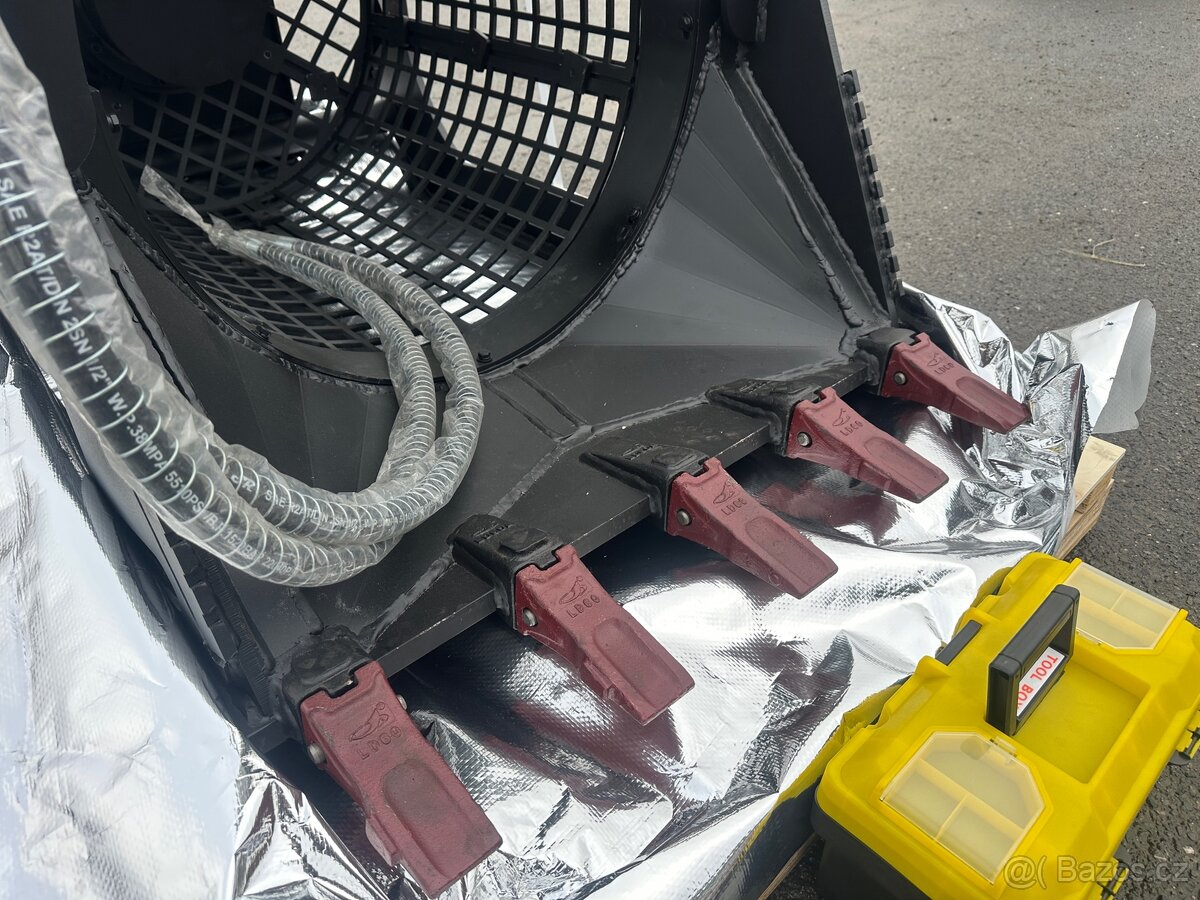 Bubnová třídící lopata pro bagry 8-12 tun - 8