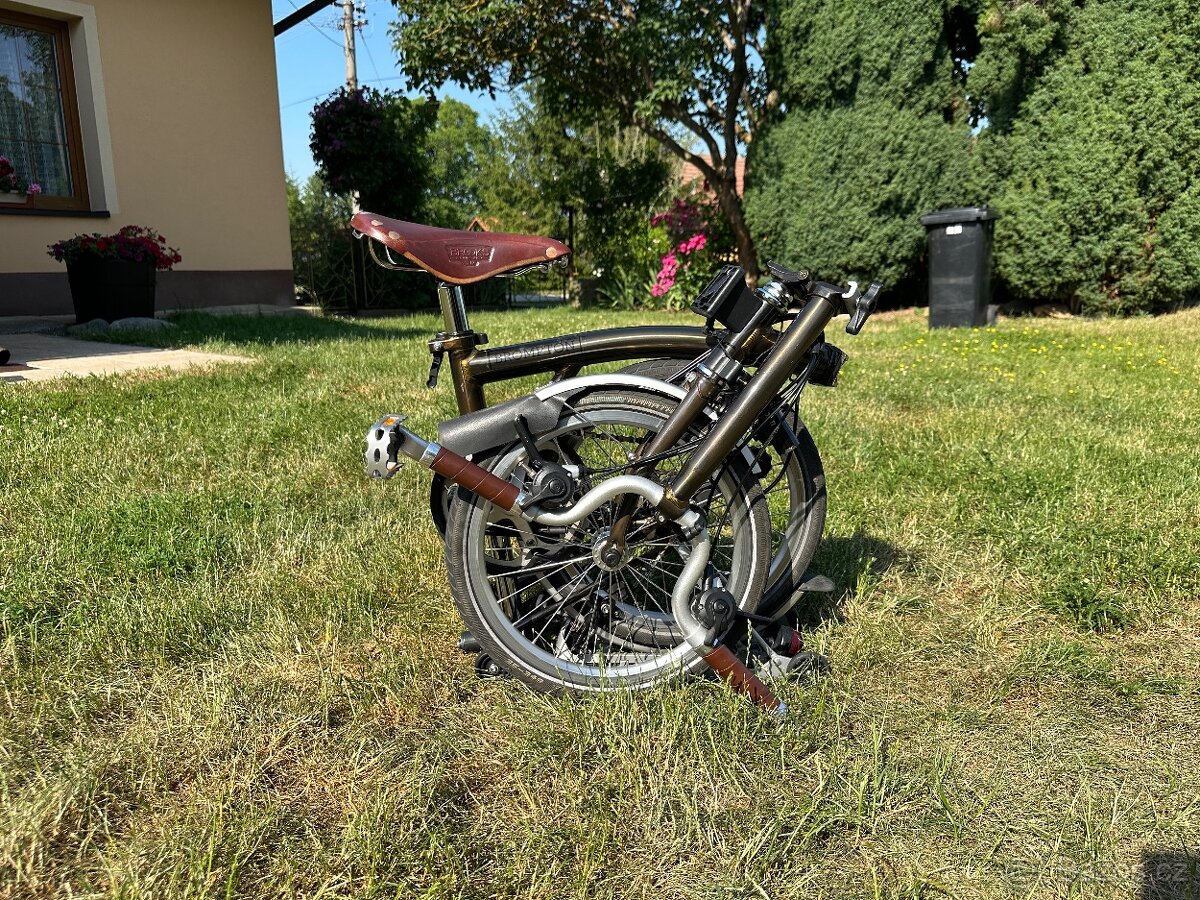 Bromton C-line 6speed + doplňky Brooks - 8