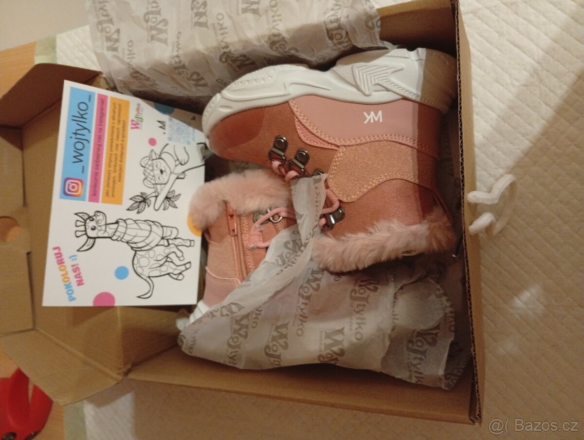 Kotníkové boty ZATEPLENÉ, stabilní, pohodlné, lehké kotníkov - 8