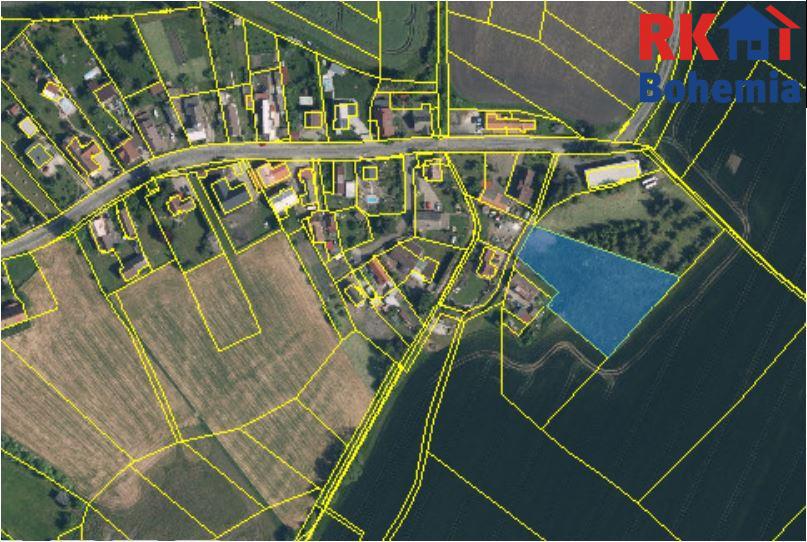 Prodej, stavební pozemek 1050 m2, Plazy - část Valy, Mladá B - 8