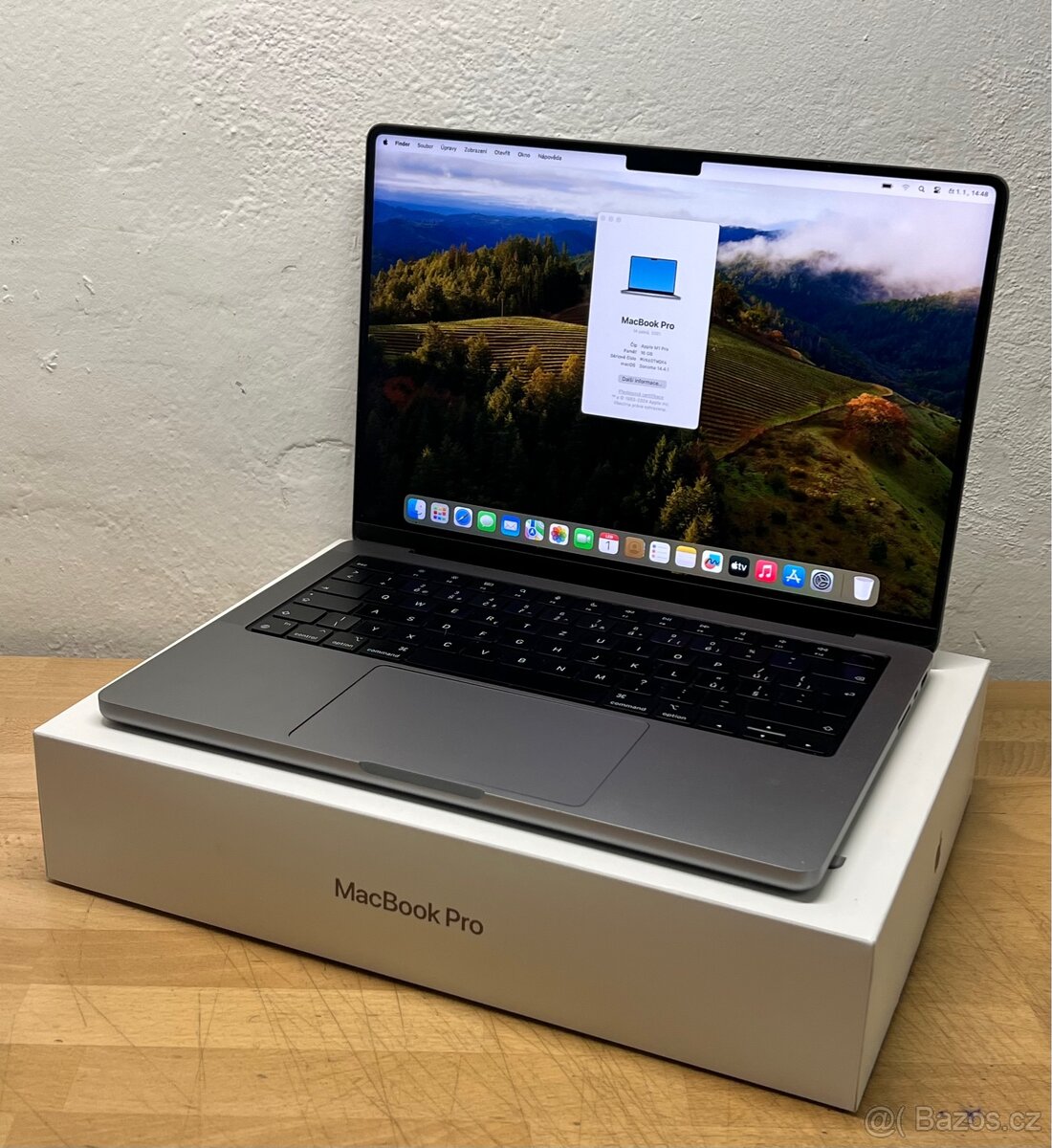 MacBook Pro 14” 2021/16GB RAM/M1 PRO/512GB SSD/Záruka - 8