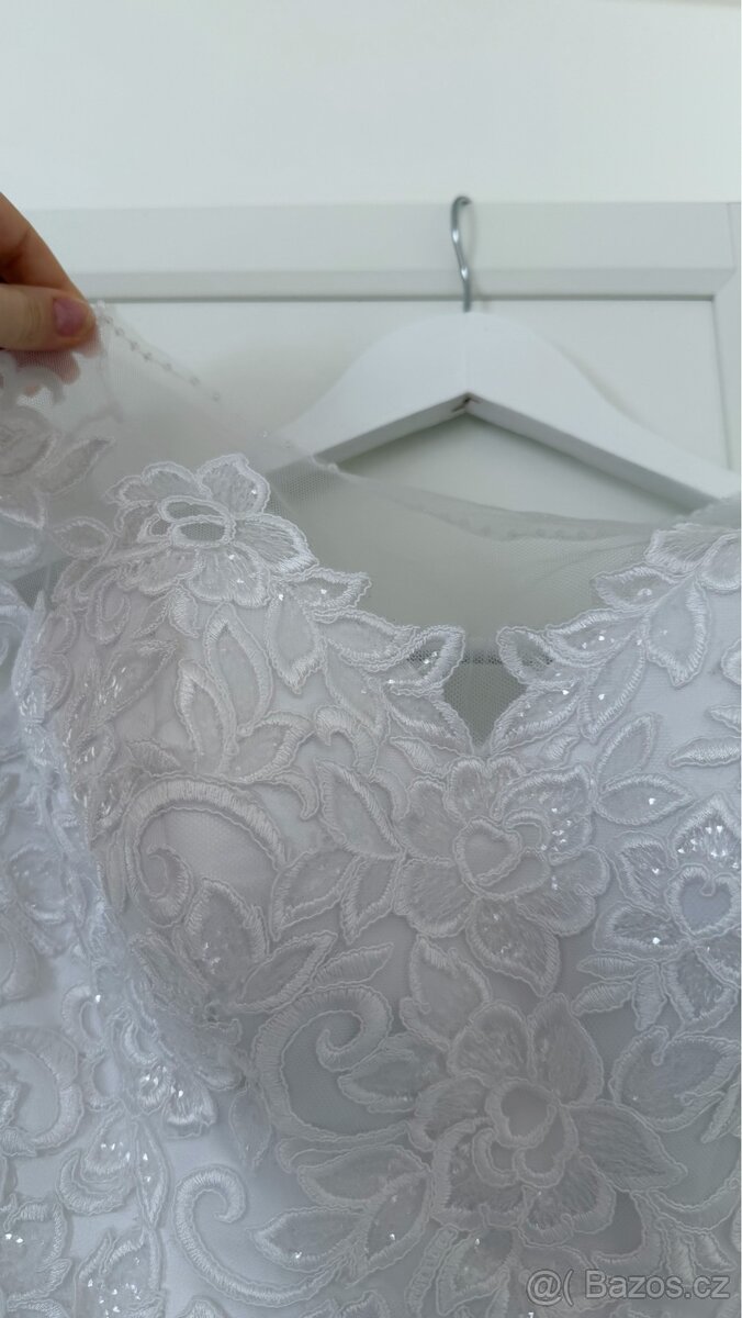 Svatební šaty nové S/M - 8
