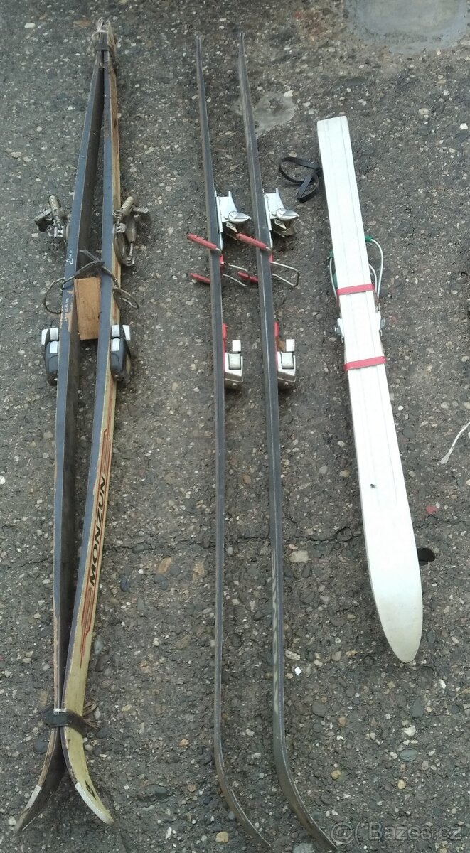 Prodám staré lyže/lyže - 8