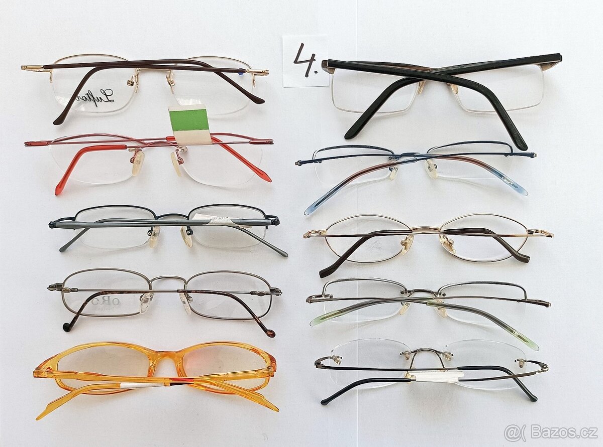 55 obrub na dioptrické brýle, různé druhy, vše dohromady - 8
