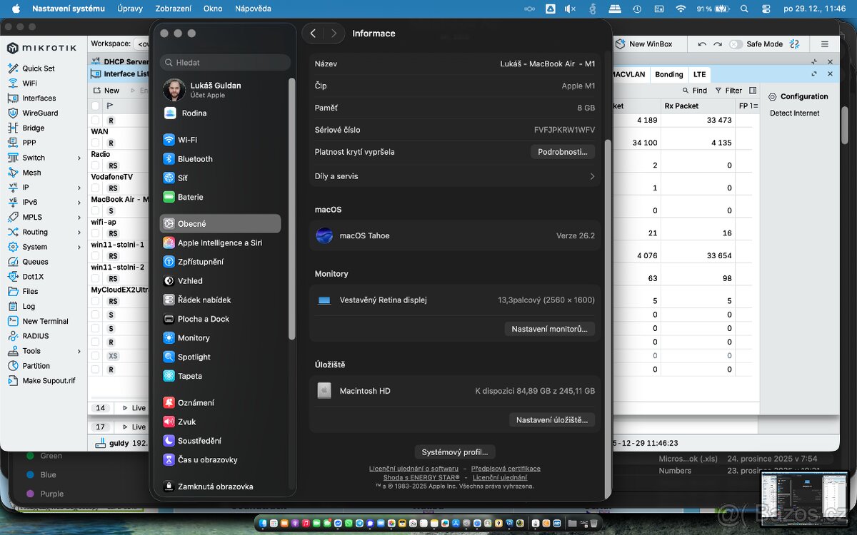 APPLE MacBook Air M1 - RAM 8GB - SSD 256GB - 8