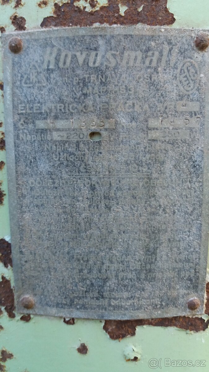 Retro pračka Perota - 8