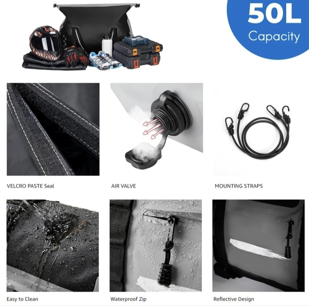 Topcase taška, brašna na motorku BMW GS , Africa šedá - 8