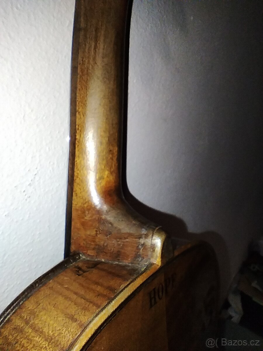 Velmi staré a vzácnější housle HOPF. - 8