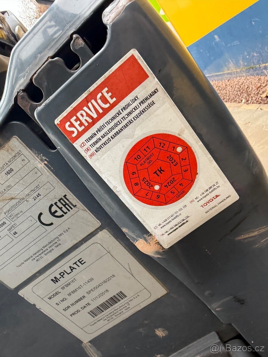 Vzv Toyota Traigo 16 rok 2018 48V - 8